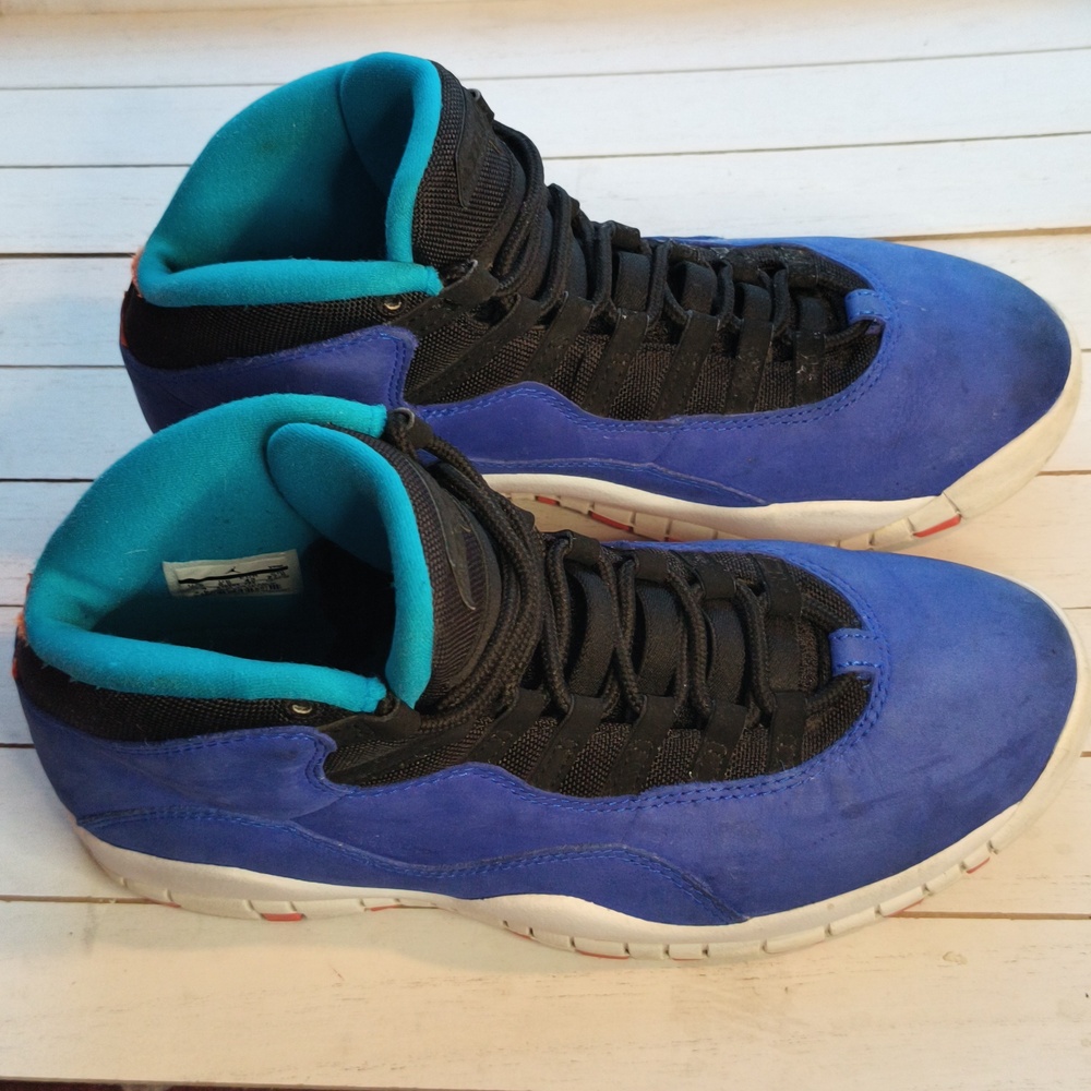 Rare Men's Air Jordan 10 Retro Tinker Beautiful Blue 2018 Sneakers